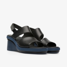 Camper Black Sandals Womens - Kyra Online Ireland | RVBEG3109